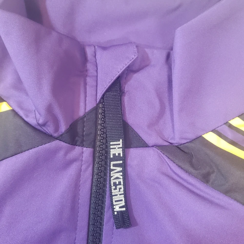 Los Angeles Lakers Jacket Womens Large NBA‎ Basketball Windbreaker Qore